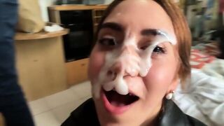 Private Pleasure Artemis Carmona - Cumwalk/Cumshot Facials Compilation — keeps it hot without a break