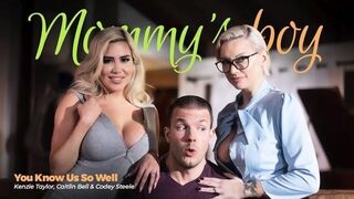 Exclusive Kenzie Taylor & Caitlin Bell - Lucky Guy Has Sexy With Stepmom And Her Best Friend — draws you in completely