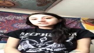 No Limits Tonight Periscope Webcam Girl Smokes Pot And Shows Her Great Body - Lilith Black — is dripping with temptation