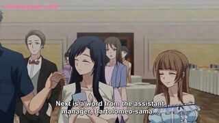 Seduction Begins Hentai - Rakuen Shinshoku Island 1 Subbed — is dripping with temptation