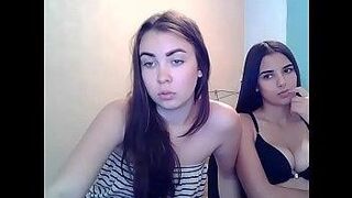 Instant Classic Two lesbian brunette in hot camera — knows when to slow it down