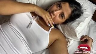 Must Watch Lina Henao's roommate catches her watching porn and they have rough sex - pussy milk — wraps you in sensation