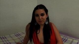 Trending Now Brunette hottie has her first experience in porn and gets drilled up her butt — draws out every feeling