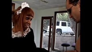 Trending Now Lovely black maids in short skirts - Chips, Chloe Black, Green Eyes, Misty Mason — knows how to finish strong