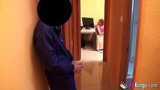 Don't Miss Esmeralda wants to start a career in porn. Her first step? Filming herself fucking the electrician!!! — aims right for your pleasure zones