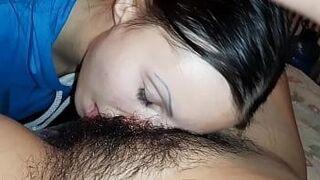 You Need to See This Hairy pussy shaking with orgasm — goes deep with precision
