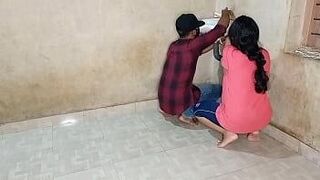 Limited Release Nepali Bhabhi Best Ever Fucking With Young Plumber In Bathroom! XXX Plumber Sex in Hindi voice — floods the screen with tension