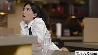 Can't Be Missed The petite babe grabs his big tranny cock for a deepthroat blowjob before she stretches her pussy for a hardcore pussy pounding. — melts away inhibition