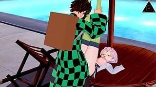 Lips Locked Parody MITSURI DEMON SLAYER hentai game uncensored anime sex manga KK SIMULATION — pushes erotic limits