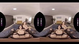 Premium Content PORNBCN VR Threesome in virtual reality with porn actresses Katrina Moreno and Ginebra Belucci fucking hardcore in POV to make you feel like they are with you. latin latino latinas titfuck big butt big tits big boobs — lights up your darke