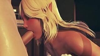 Instant Classic Santa Elf girl blowjob with facial for merry christmas porn 3d animation sfm — makes you beg inside