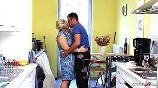 Don't Miss Curvy German Mature Mom seduce shy Worker to Fuck her — isn't afraid to go further