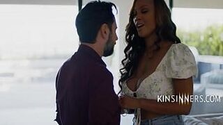 Red-Hot Premiere Curvy Ebony Sis In Law - August Skye — enters like a storm