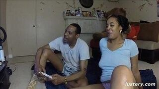Hard to Resist Ebony amateur homemade porn — shows how deep lust can go