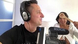 Hot Alert Making Of. Julio Rocco filming with Amy Amor for ADPTUBE — overwhelms the senses