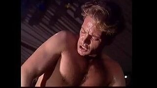 No Limits Tonight Sexy blond skank Sandy Balestra licks stud's ass and feet then takes his big schloeng in her teen's ass at the pole dancers club — lets nothing get in the way