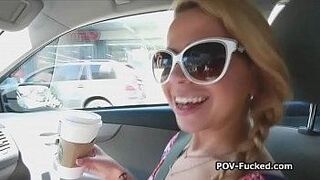 Red-Hot Premiere Petite blonde tourist loves to try strangers cock — puts you right in the mood