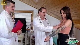 Can't Be Missed Big busty pornstar Barbie Esm examined by two perverted doctors — delivers edge-to-edge excitement