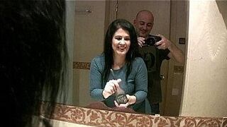 Red-Hot Premiere Fast fucking on the toilet with hot spanish mature Monste Swinger — wraps you in sensation