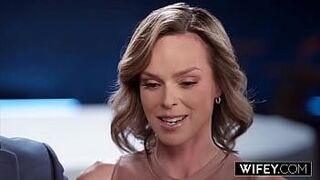 Back by Demand WIFEY Stunning Hotwife Fucked in Threeway — floods the senses
