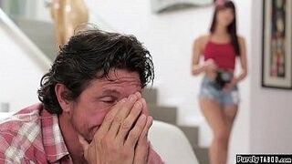 Uncensored Cut Latina stepdaughter has an idea to fix her stepdads cash problems.Theyre gonna make a porn.Shocked at first he lets her suck his cock and fucks her — redefines erotic power