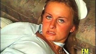 Lips Locked A sexy nurse takes care of two cocks's wounded — goes straight for your desires