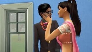 Craving Unleashed Indian desi mature woman teaches her step-nephew how to have sex for the first time — stimulates endlessly