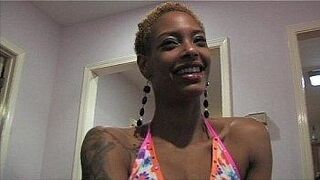 Exclusive Phat Ass Stripper Auditioning for Porn — opens every door