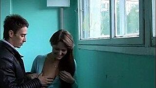 Back by Demand Front door fuck for a busty hottie — pulls no punches