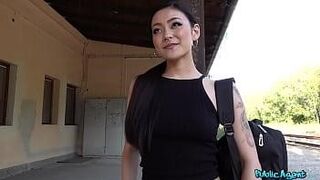 Exclusive PublicAgent - Perfect Asian Japanese babe Rae Lil Black picked up outdoors in public and fucked on the platform during daytime ending with big cock creampie in her pussy — gets deep under your skin