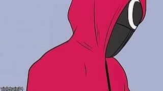 Undeniably Hot Masked man fucks a woman and she tries to make him cum — knows how to finish strong