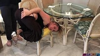 Uncensored Cut MILF gets hand stuck while cleaning gives pussy to stepson — | سكس بوسي الراقصة | knows how to tease and please