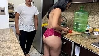 Private Pleasure I found my Stepmom Cooking in a bikini with her Huge Ass and I Stayed to Help Her - My Stepson Got a Boner When He Saw my Ass in the Kitchen and Doesn't Want to Leave — | فيديو سكس الراقصه بوسي | follows no rules