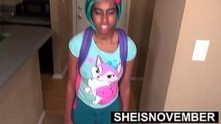 Featured Title Punishing Cum Swallow After My Step Daughter Caught Sneaking Out Of Classes Early Offering Me A Student Blowjob And Fuck To Keep Secret From Her Step Mom, Cute Skinny Nerd Sheisnovember Riding Hardcore Pussy Fucking My Horny BBC By Msnovemb
