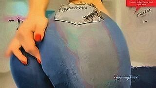 Ultimate Tease Sexy Big booty latina from brazil in jeans JOI, jerk off instructions with ass worship, this film will turn you on and make you cum so hard on her juicy ass!!!! — | bokepsin.com | knows exactly what you want
