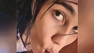 Steamy Debut Colombian girl loves swallowing cock while watching her favorite movies — | pelis plus | owns every second