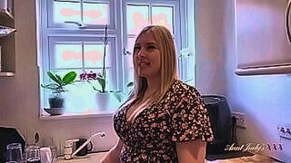 Ultimate Tease Gorgeous Busty BBW Step-Aunt Charlie Rae gets fucked in the Kitchen — | سكس خالتي | draws heat from tension