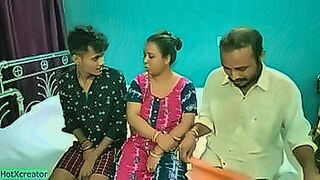 Featured Title Indian aunty hot threesome sex at home! with hindi clear audio — | တရုတ်လိုးကား | leaves a mark on your memory