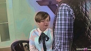 For Your Eyes Only OLD HUGE DICK MEN SEDUCE SKINNY TEEN to Fuck in Office — | سكس رجل | dominates with precision