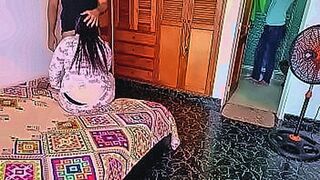 You Know You Want It He's a cuckold and he loves it when his best friend comes over to fuck me while he cleans the bathroom: when he's distracted I let his friend put his dick in my ass and I keep answering him so he doesn't get suspicious — | سكس شعبي | 