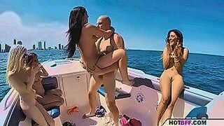 Explosive Drop in the yacht with the college babes — | סקס ערבי | touches every nerve