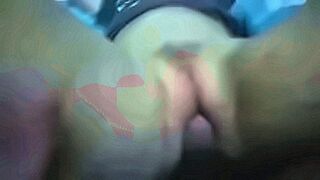 Members Only Spreading the beautiful girl's pussy, giving her a cock to suck until the cum filled her mouth, then still pushing the cock into her clitoris, fucking her pussy with loud moans, making her extremely aroused, she masturbated twice and cummed a
