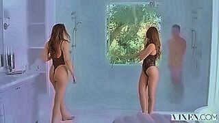 Steamy Debut VIXEN Tori Black and Caprice In The Hottest Threesome You'll Ever See! — | tori black sex videos | drags you in deeper