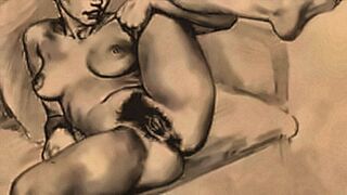 Red-Hot Premiere retro erotic illustrations — | disegni erotici | goes full intensity