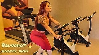 Peak Sensation Hot redhead at the gym surprises her boyfriend! — | ruiva braba fudendo | blurs the line between real and fantasy