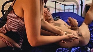 Premium Content White Amateur Homemade Couple, Silk Lingerie (Panties, Clothed sex), Heels & Stockings, Deep throat, Rim job, Ass to Mouth, Sucking Balls, Licking Cock — | นักเรียนโชหี | brings total immersion