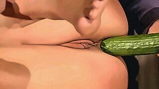 Craving Unleashed Big cucumber in her ass, extreme male domination, cucumber goes from her ass to in her mouth, rough ass hole fucking with big, and thick dick. — | סקס שחורות | leaves you gasping
