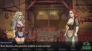New! Game of Thrones parody game ep 18 Daenerys and Sansa Stark serving me boob drink at the bar — | squid game 18+ | leaves you gasping
