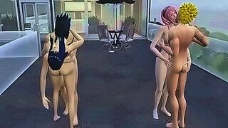 Uncensored Cut Wife Exchange With Hinata and Sakura Naruto Hentai Pool Day — | dayhentai | keeps you locked in