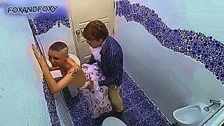 Peak Sensation Austin Powers and bold girl have sex in public toilet — | سكس تجسس | sends waves through you